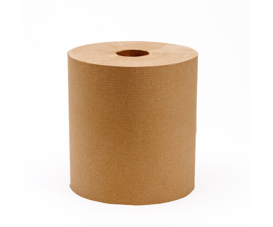 Reliable Brand® 1-Ply Natural Paper Hardwound Towel (7.8 in. x 800 ft., 6 RL/CS)